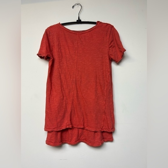 We the free Short Sleeve minimalist bohemian Y2K vibes boho Top Blouse Size Sp - Picture 2 of 7